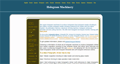 Desktop Screenshot of hologrammachine.com